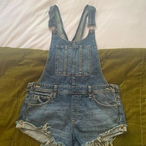 Free People Jean Overalls